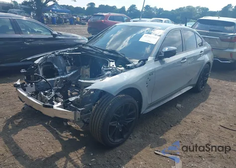 2025 BMW M3 Competition xDrive from USA, damaged, VIN WBS33HJ02SFT70800